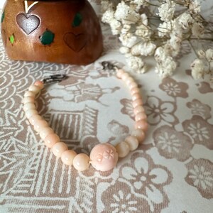 R222 Vintage Haori Beaded Stones Himo Ties | Traditional Japanese Accessory | Kimono and Haori Closure