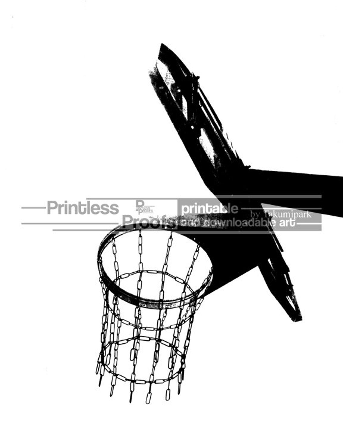 Black and white printable basketball art Downloadble modern | Etsy