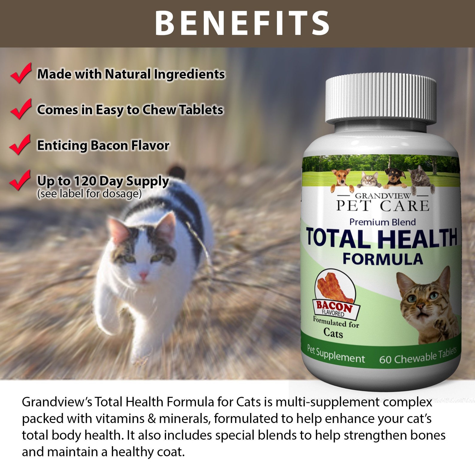 Total Health for Cats Maintains Overall Health Helps Etsy