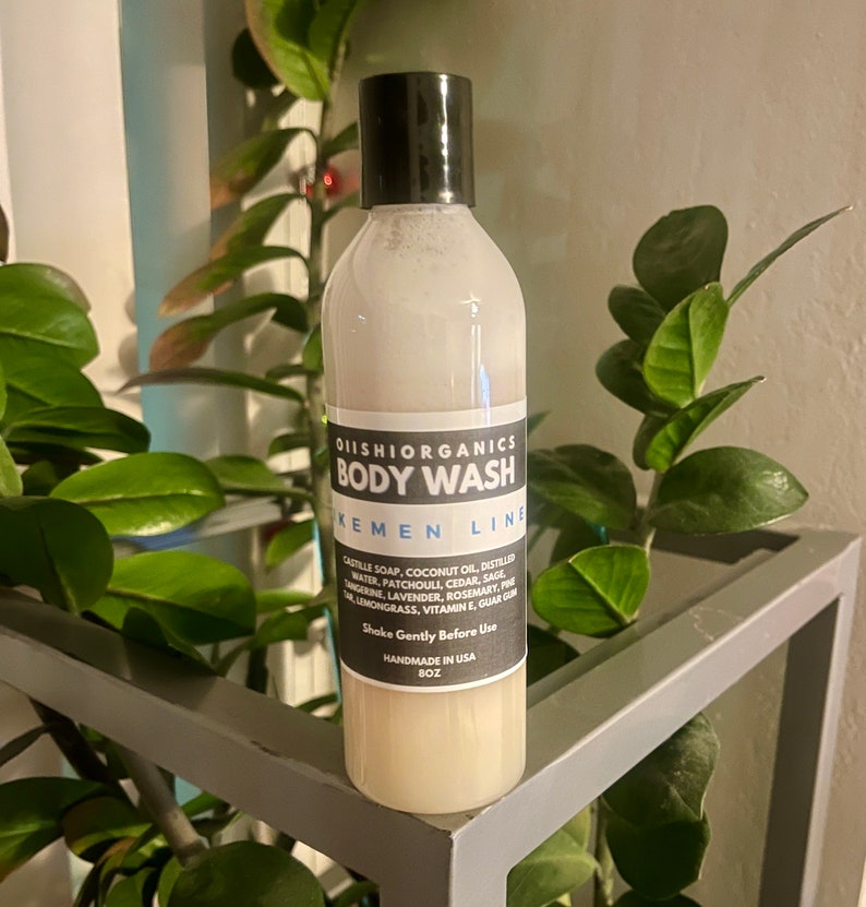 8oz Ikemen Coconut Body Wash for Men, Bath and Body, Body Shampoo, Skin