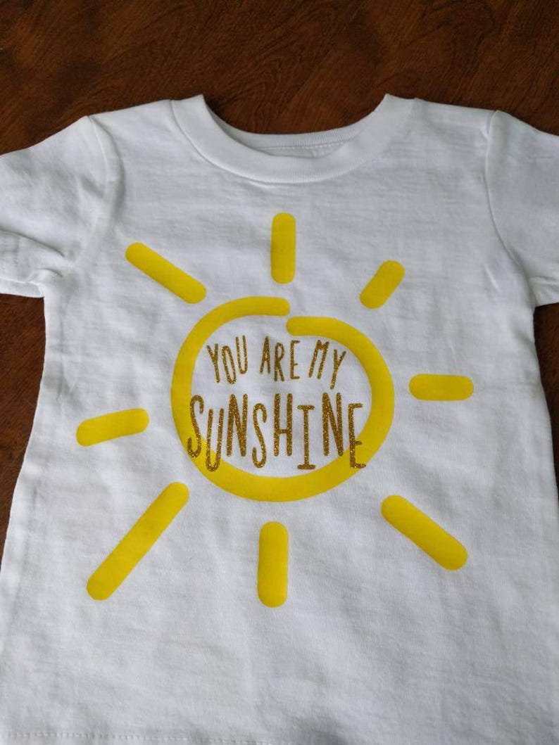 You Are My Sunshine Onesie/tee. 2 Style Fonts. | Etsy