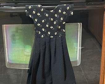 Vestido de toalla de puerta de horno, toalla de cocina colgante, regalo para mamá, regalo para abuela, Papá Noel secreto, inauguración de la casa, regalo de ducha, día de la madre