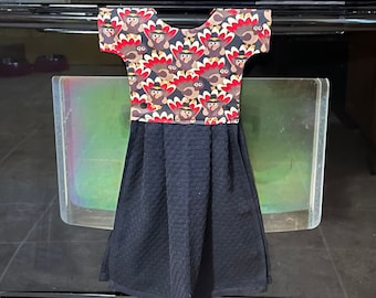 Red Truck Pumpkin, Oven Door Towel Dress, Fall Hanging Kitchen Towel, Gift for Mom, Gift For Grandma, House Warming, Shower Gift