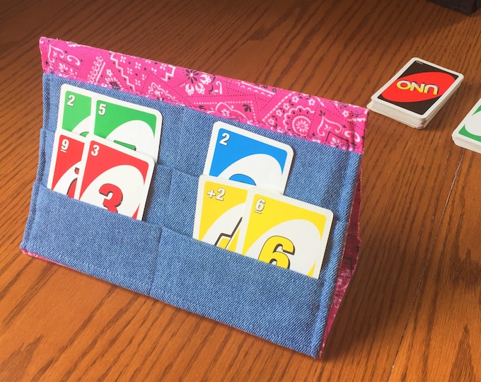 One Playing Card Holder for Kids, Canasta Card Holder, Easter Basket