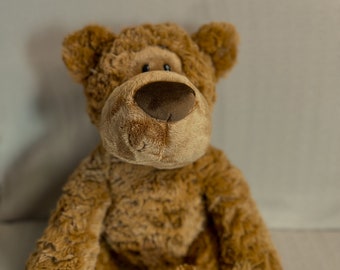 LARGE Weighted Stuffed Animal, Beige Sensory Animal, Weighted Stuffie, Bear, Weighted Blanket, Weighted Sensory Toys, Autism Toys, Aspergers