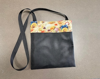 Sea Shell Collecting Beach Bag, Colorful Beach Combing Bag, Kid's Mesh Tote Bag, Shelling Bag, Mesh Shell Bag, Sea Glass Collection