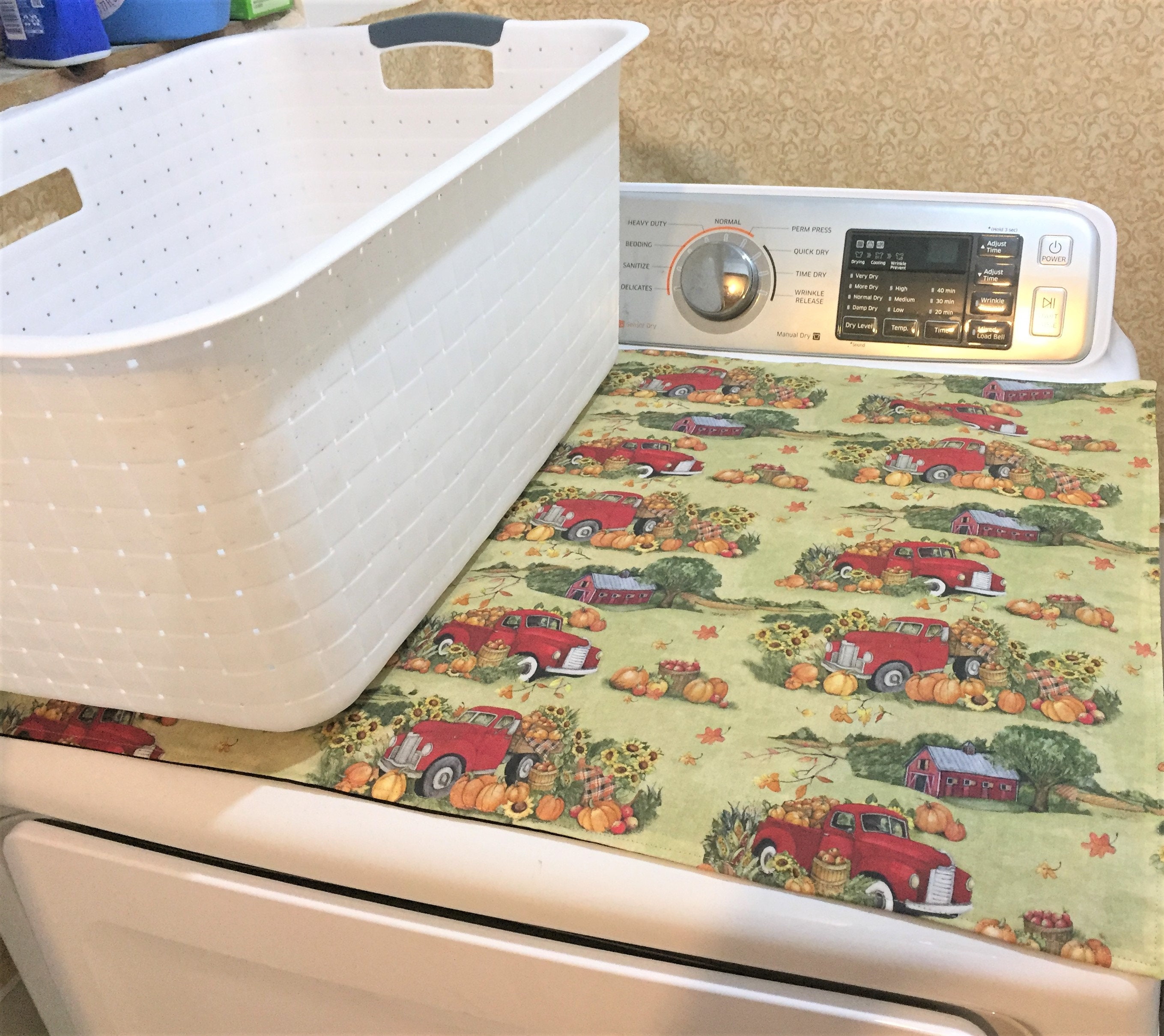 Washer and Dryer Cover, Laundry Room Accessories Decor, Washing Machine  Protector, Dryer Mat, House Warming, Hostess Gift, Mothers Day Gift 