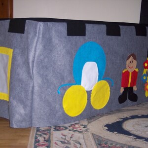 Fairytale Castle, Tablecloth Fort, Table cloth Fort, Felt Play Fort, Gifts for Girls, Play Tent, Kids Play Table, Play house, Fort