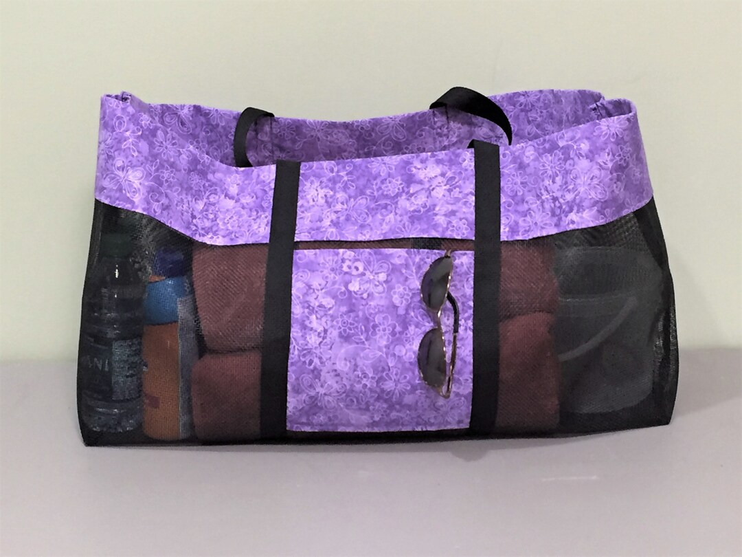 Mesh Beach Bag, Mesh Shell Bags, Pool Bag, Summer Tote Beach Bag