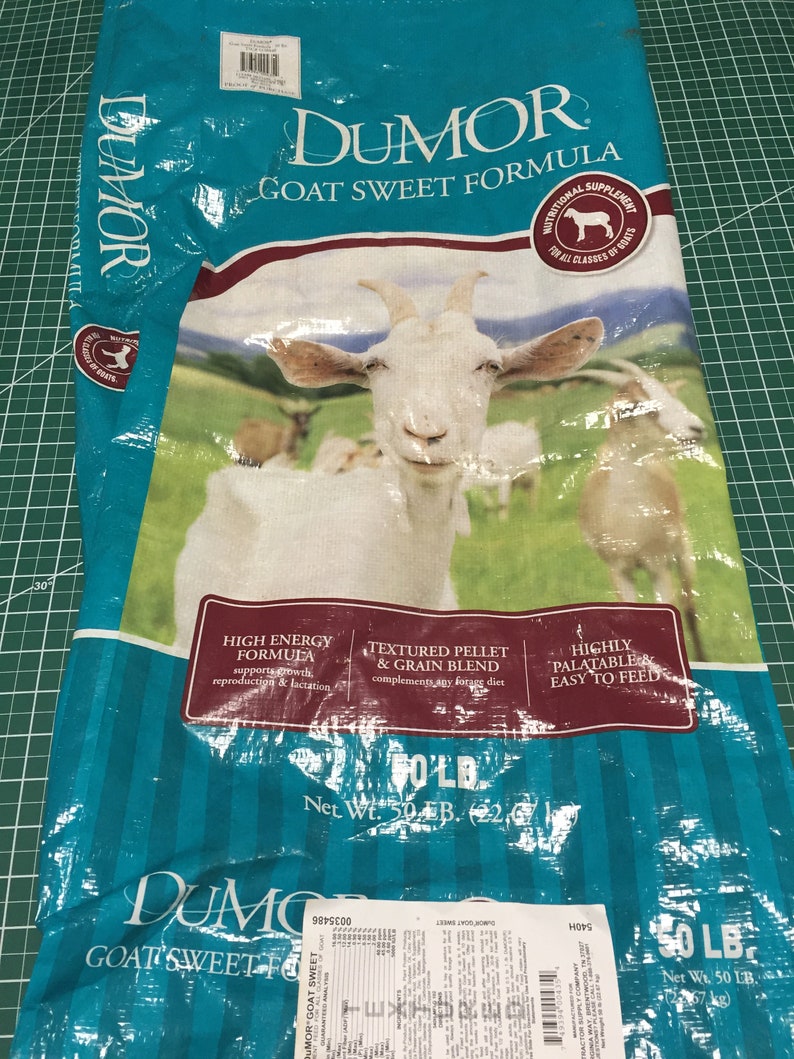 One Empty Feed Bag Empty Food Sacks Goat Food Bag ...