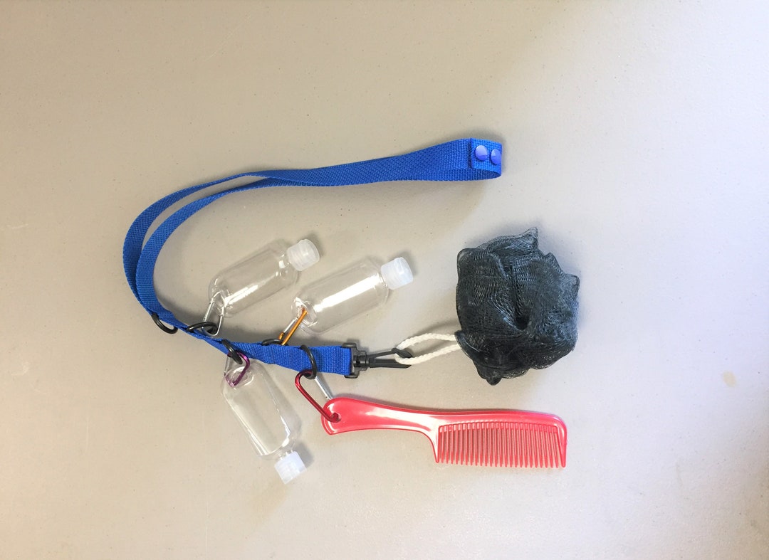 Shower Lanyard Travel Toiletry Caddy Camper Gift Secret Etsy