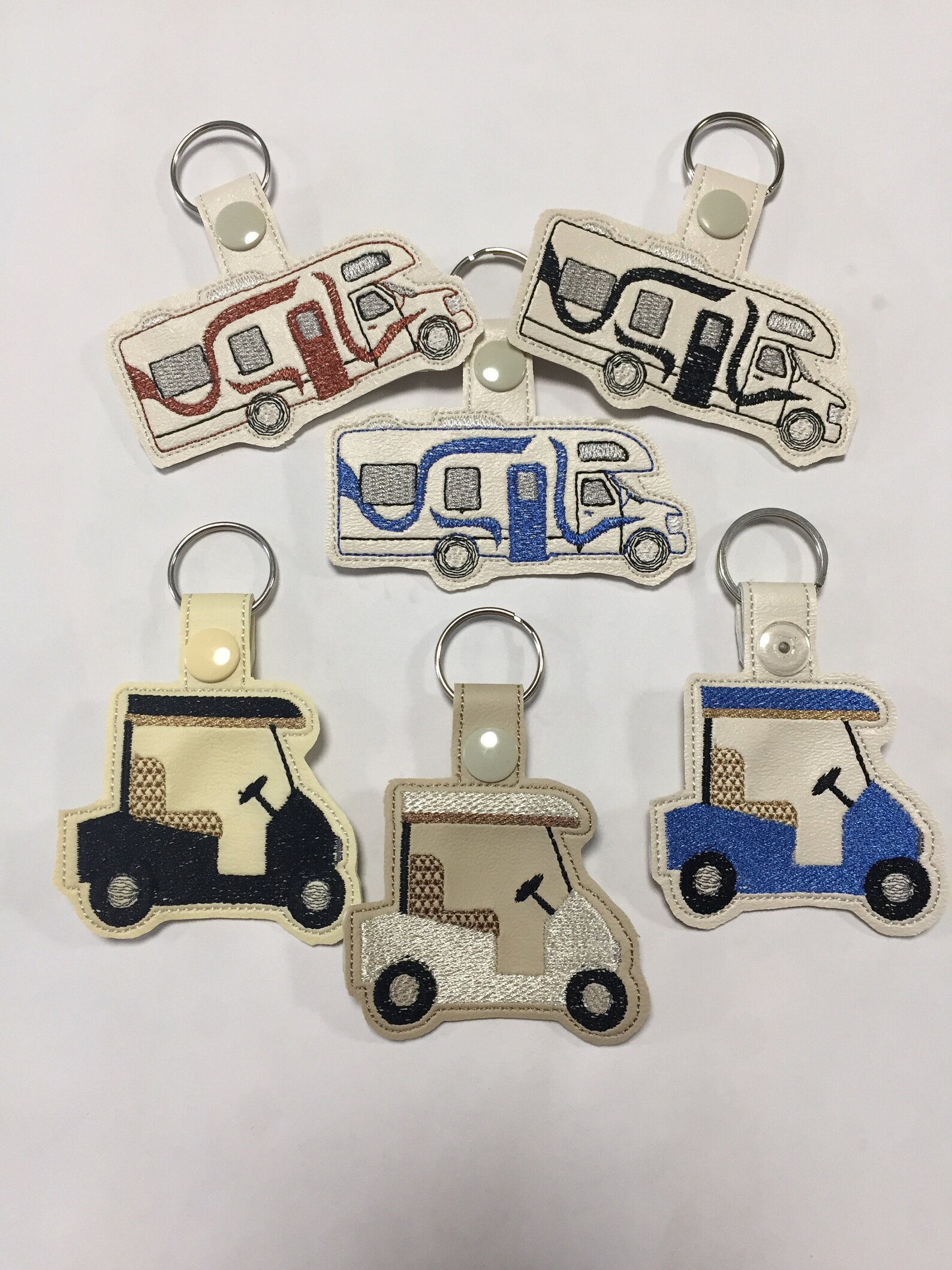 Gray RV Camper Key Chain Class C Motorhome Snap Tab Camping Etsy