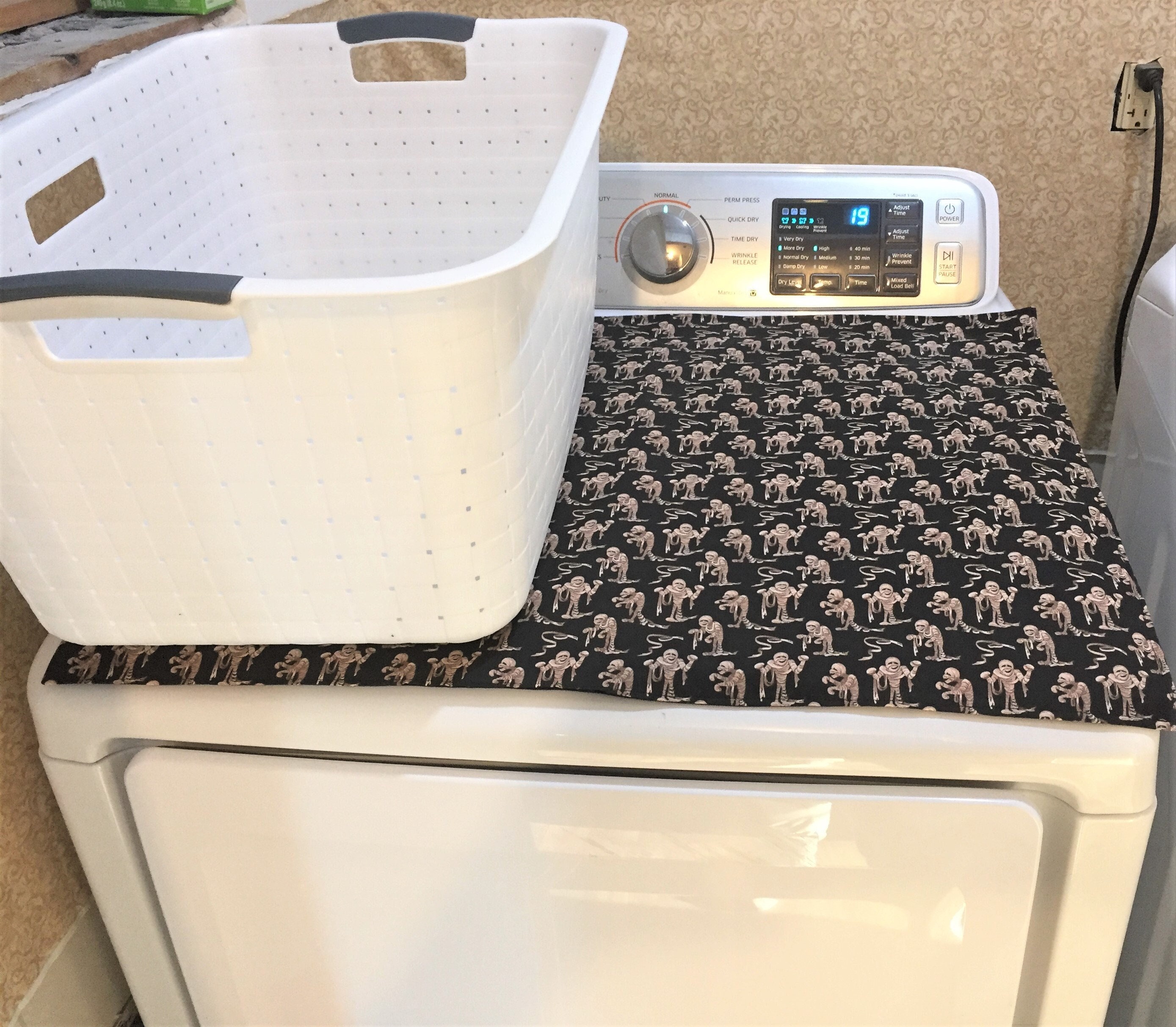 Washer Dryer Cover Halloween Laundry Room Accessories Decor Etsy UK