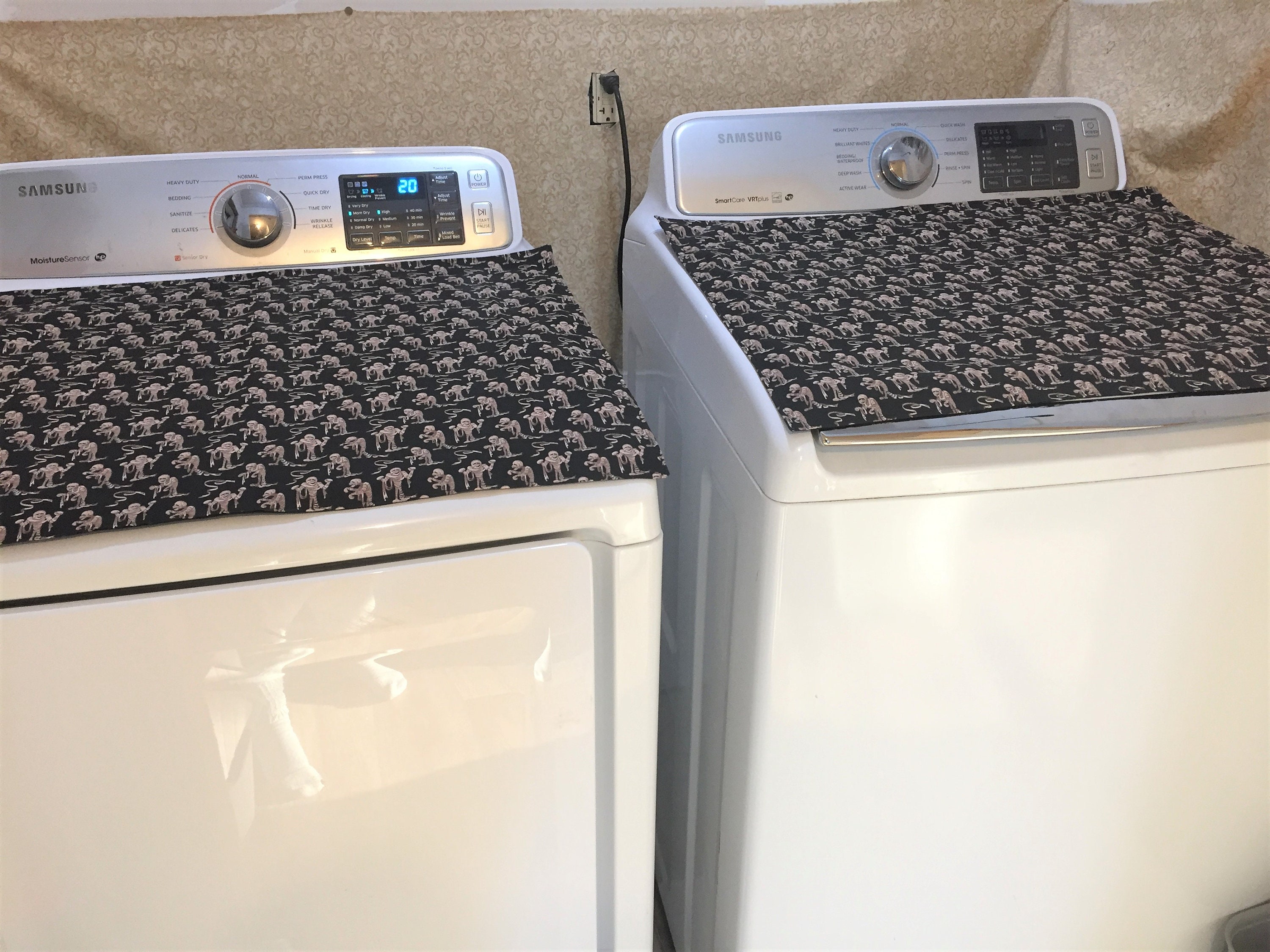 Washer Dryer Cover Halloween Laundry Room Accessories Decor Etsy