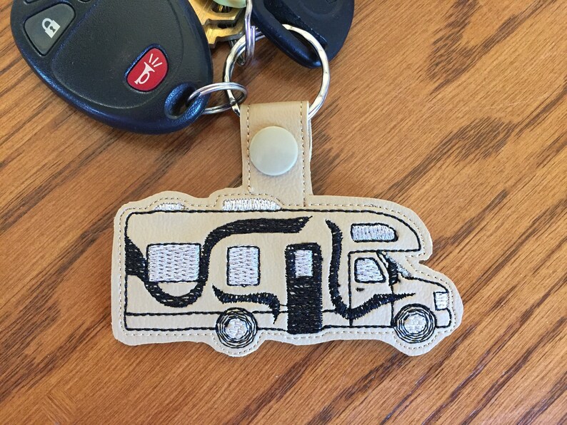 RV Camper Key Chain Class C Motorhome Snap Tab Camping Purse Etsy