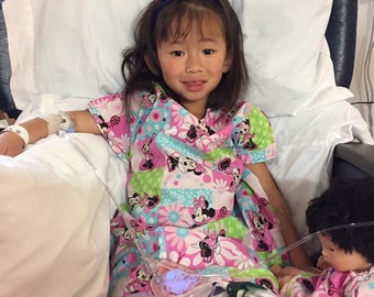 Hospital Gown,  Childs hospital gown, Hospital Gown for Children, Hospital gown for boys, Hospital Gown for Girls, Hospital Gown for Toddler