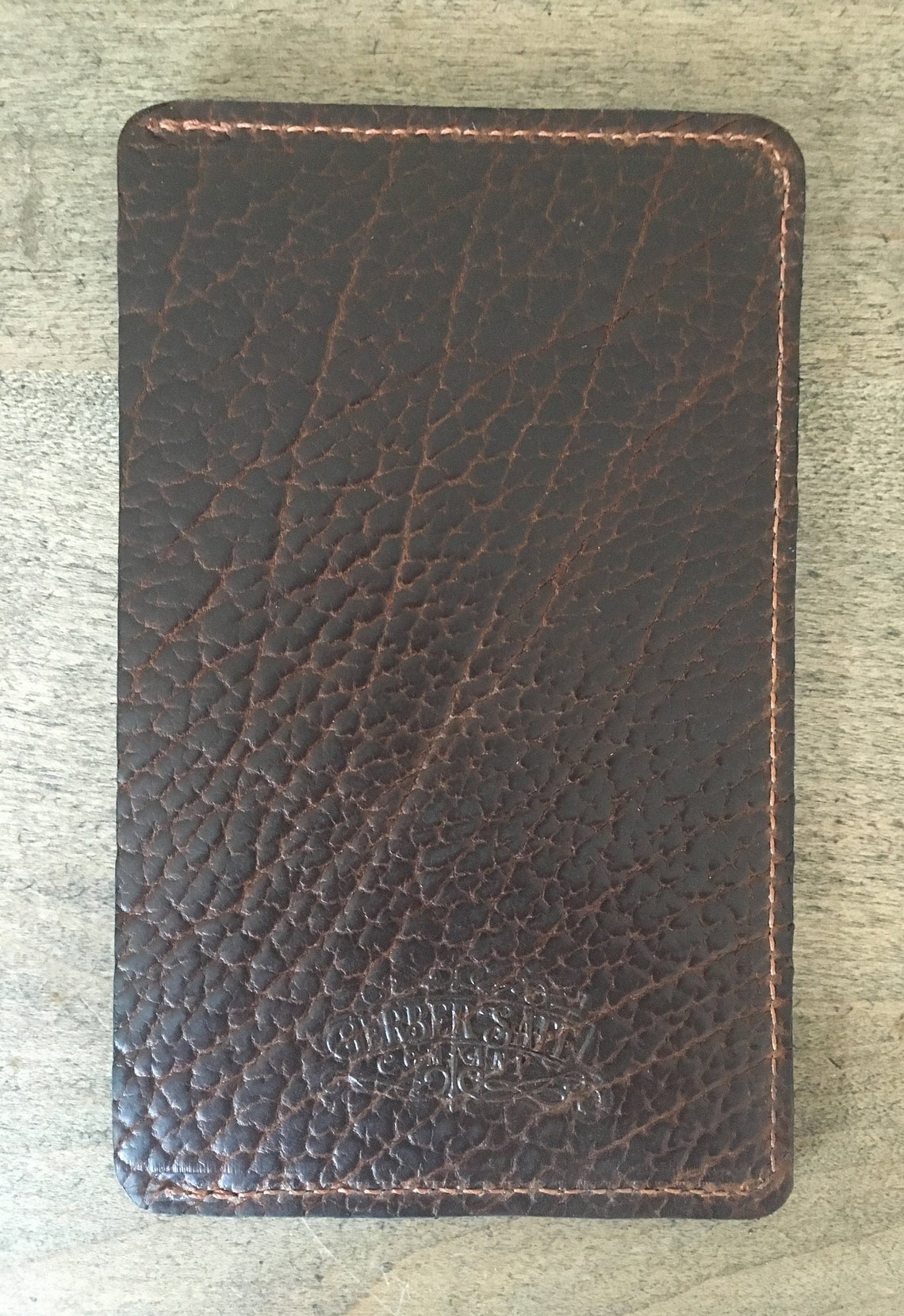 Leather Index Card Holder 3 x 5 Etsy