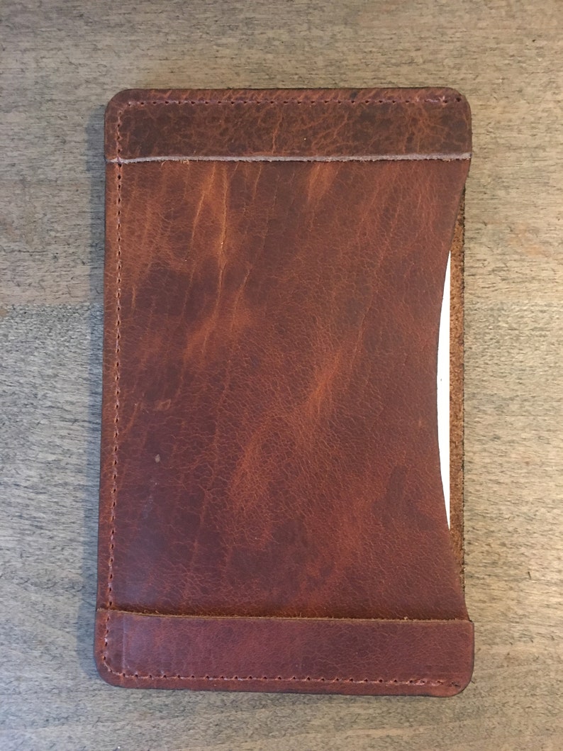 Leather Index Card Holder 3 x 5 Etsy