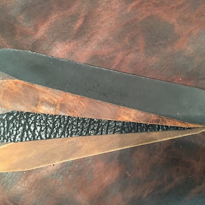 Variety Pack Bison Leather Bracelet Blanks