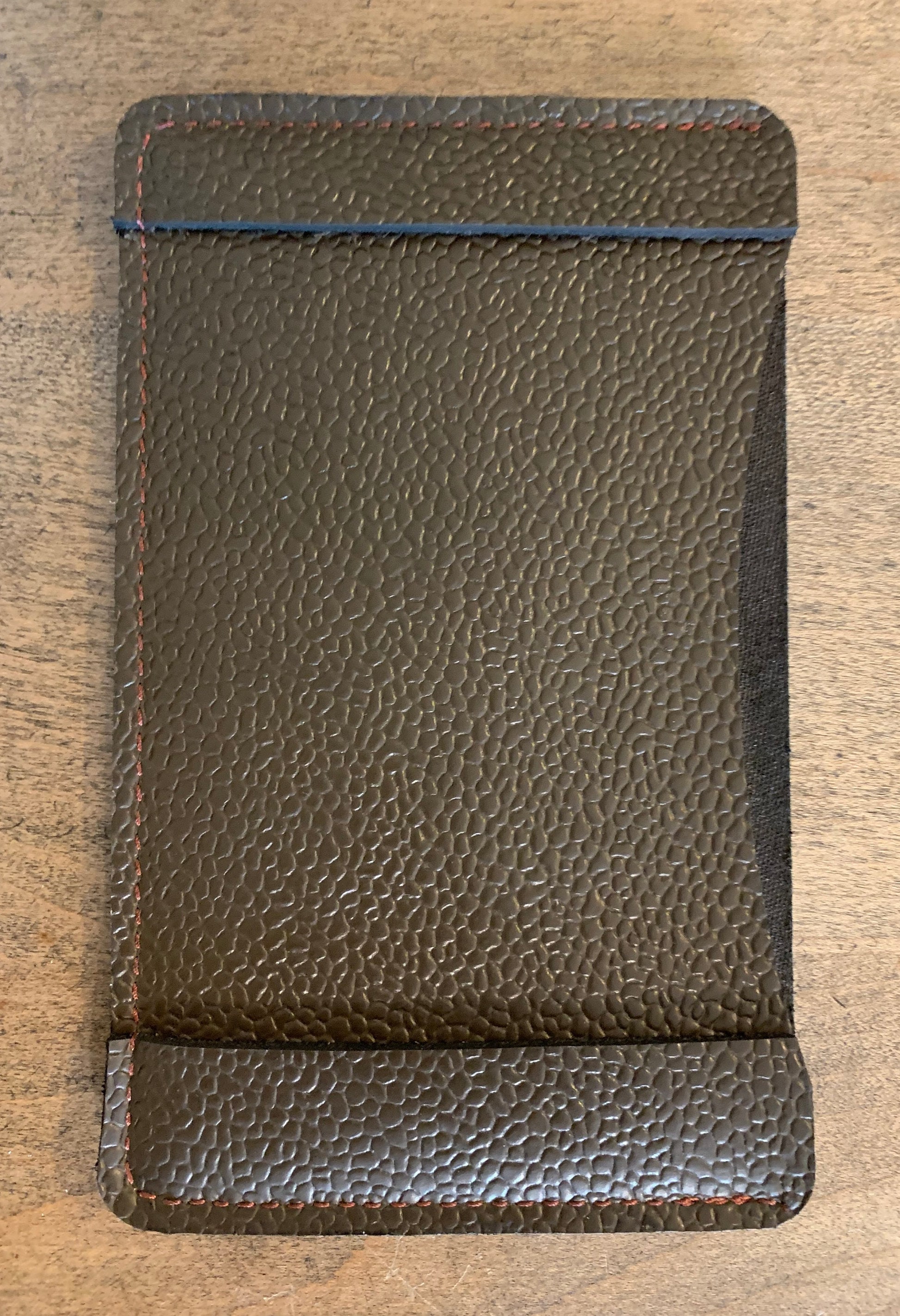 Bison Leather Index Card Holder 3 X 5 