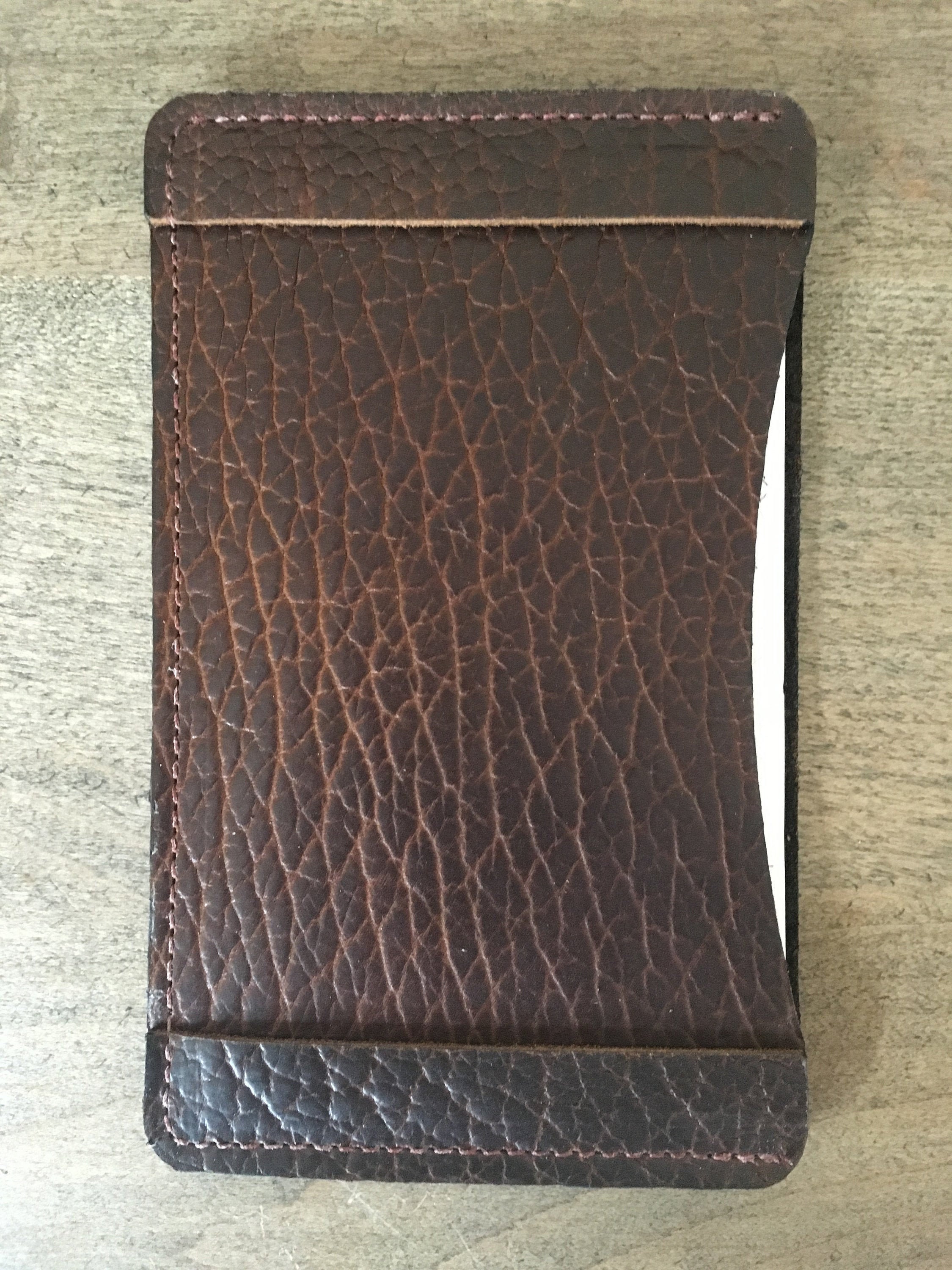 Leather Index Card Holder 3 x 5 Etsy