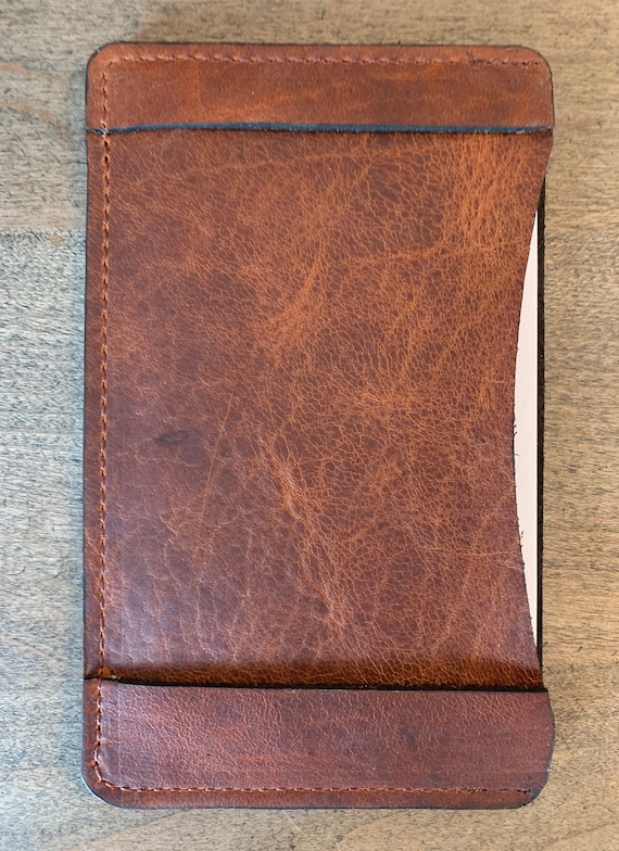 Bison Leather Index Card Holder 3 X 5 