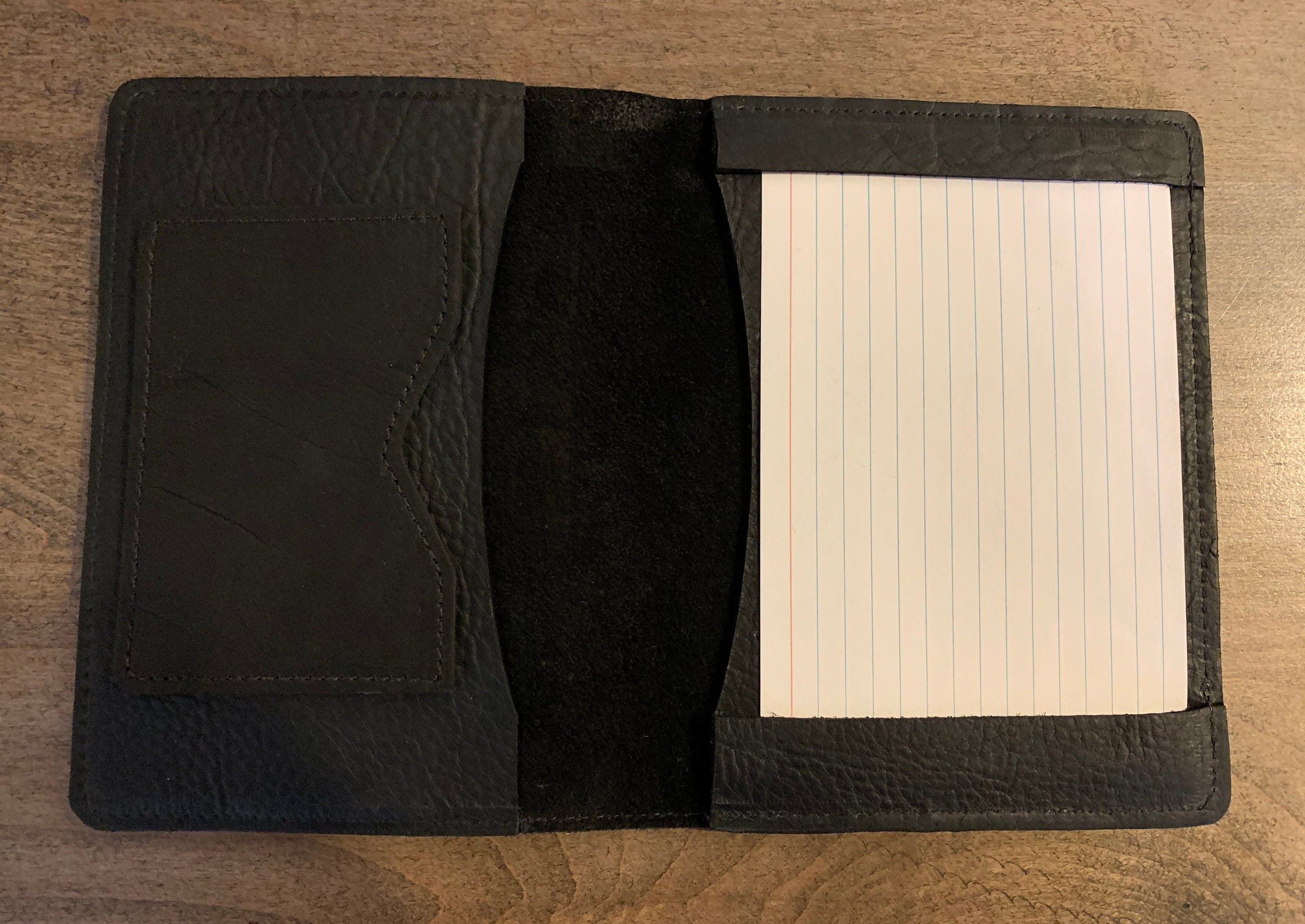 Custom Order 4 x 6 Index Card Holder Large ALL BLACK Etsy