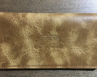 Leather Checkbook Cover