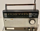 Vintage Longines Symphonette World Traveler Solid State AM FM Transistor Radio