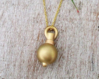 14K Gold 10mm Sphere Pendant for Cremation Ashes, Memorial Urn for Ashes, Cremation Urn Pendant Necklace, Holds Human or Pet Ashes, Gold Urn