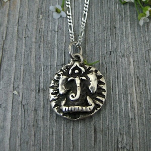 Ganesh the God of Wisdom and Success Necklace, Yoga Jewellery, Symbolic Jewelry, Ganesha, Amulet Jewelry, Spiritual Jewelry