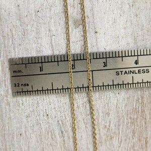 Toggle Clasp 14 Karat Solid Yellow Gold 1mm Cable Chain, Plain Gold ...