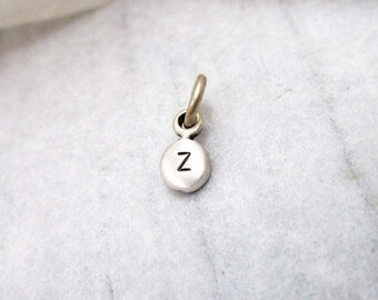 Sterling Silver Alphabit Initial Charm