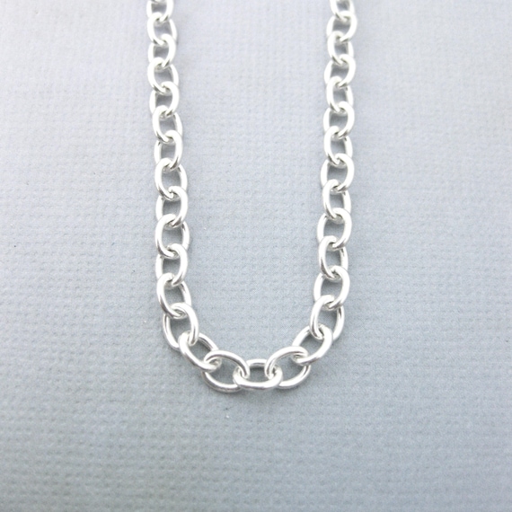 Sterling Silver 3.6 Mm Cable Chain, 16