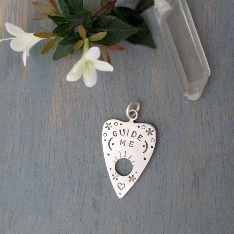 Planchette for Ouija Boad Pendant in Sterling Silver Etsy