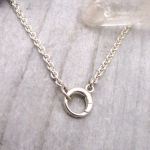 Add a Charm 2.9mm Cable Chain with Varied Circle Push Clasp