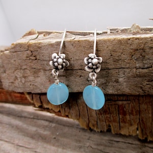 MAID Mini Flower and Turquoise Quartz Earrings, Earrings made for the Netflix Series MAID!
