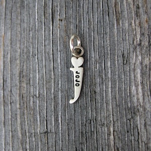 Personalized Baby Lowercase Letter J Initial Charm, Solid Silver or Gold Monogram Charm, Initials Pendant, Name Necklace, Letter Charms