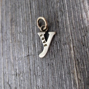 Personalized Baby Lowercase Letter Y Initial Charm, Solid Silver or Gold Monogram Charm, Initials Pendant, Name Necklace, Letter Charms