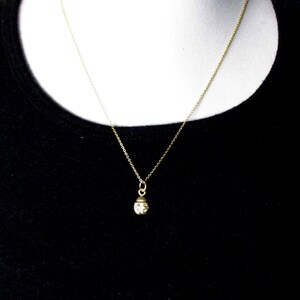 Gold Ladybug Charm, My Little Love Bug Charm in Solid Gold