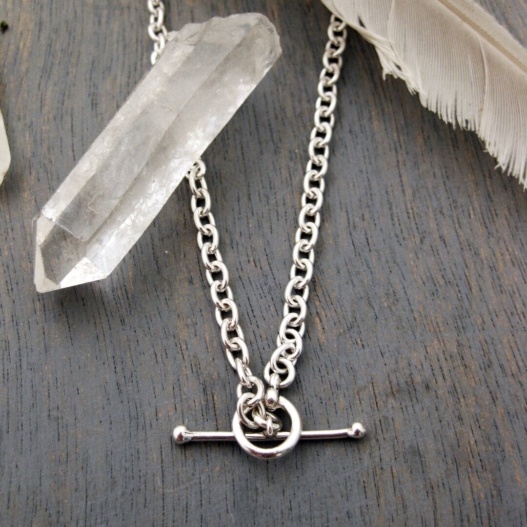 Chain W/Adjustable Toggle Front & Dangles FINAL SALE