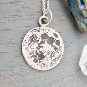 Fullmåneberlock i sterlingsilver