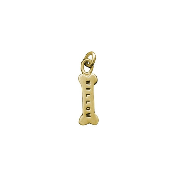 Engravable dog hotsell bone charm