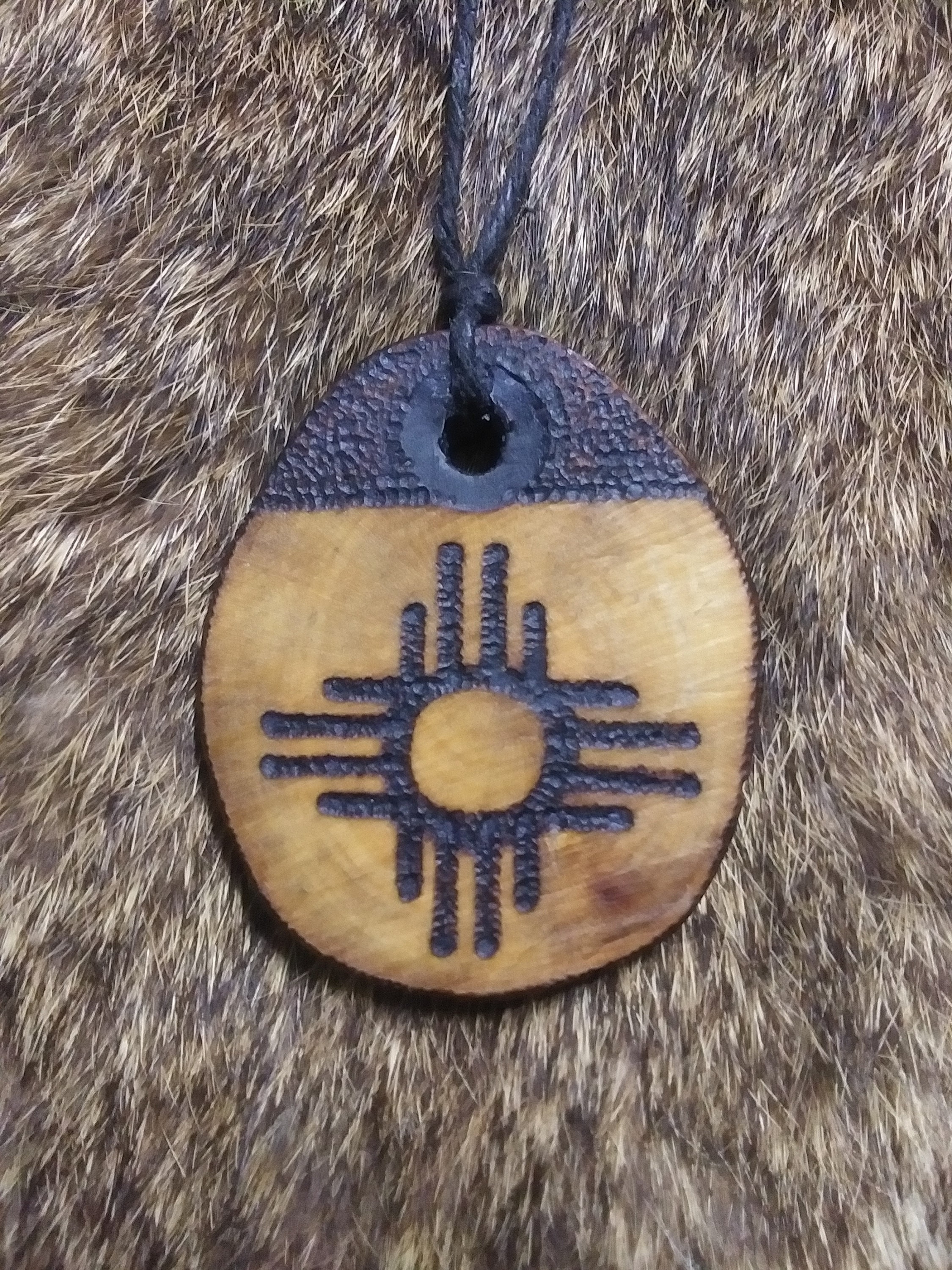 Native American Zuni Sonne Symbol Anhänger Etsy