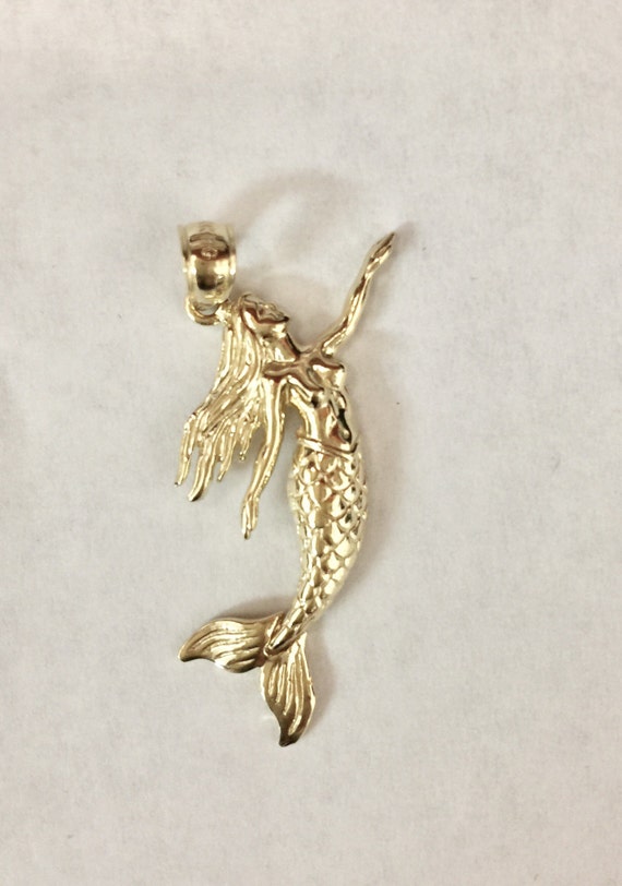 Mermaid pendant etsy deals