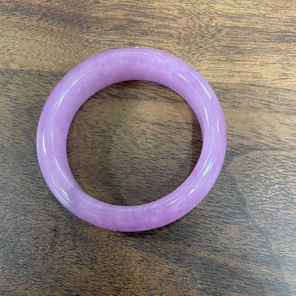 Natural Real Baby lavender purple Jade Bangle