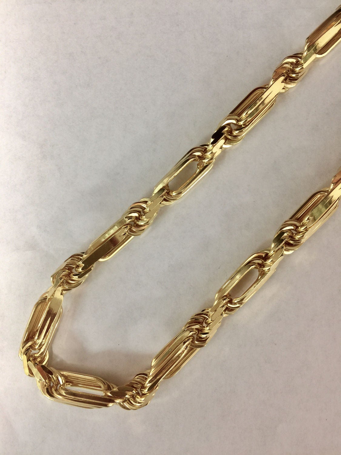 Sterling Silver Gold Plated MILANO Rope Chain -  Norway