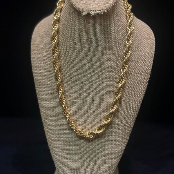 Mens Diamonds Cut Rope Chains Etsy