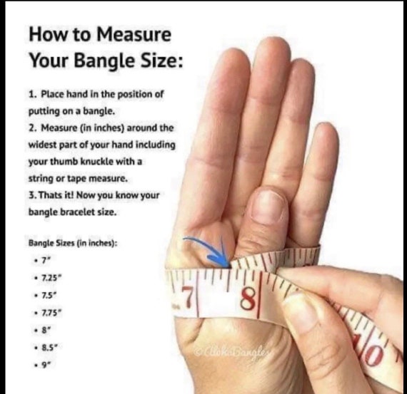 How to Measure Your Bracelet Size – The Opal Dealer