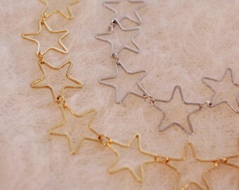 Starry night stars chain choker lolita kawaii harajuku anime girly jewelry necklace